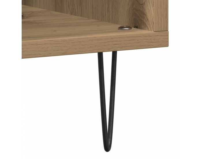 Sonata H Кабинет за записи от старо дърво 100x38x48 см Инженерна дървесина