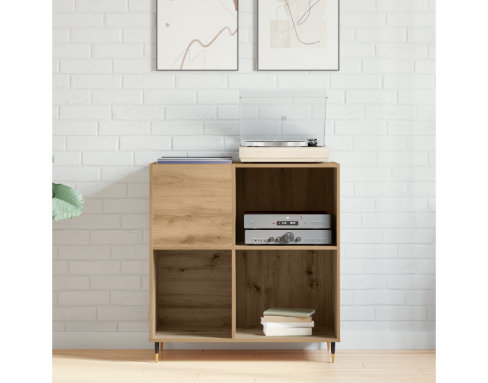 Sonata H Шкаф за записи Старо дърво 84,5x38x89 см Инженерна дървесина