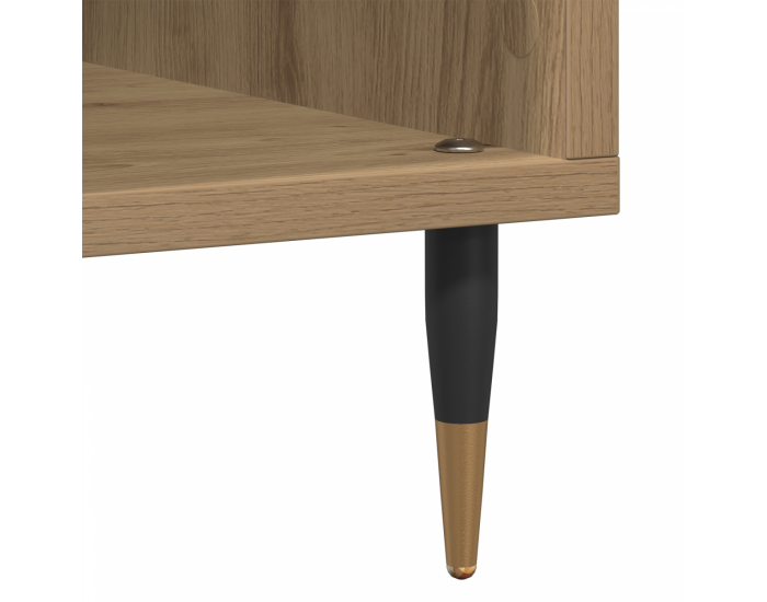 Sonata H Шкаф за записи Старо дърво 84,5x38x89 см Инженерна дървесина