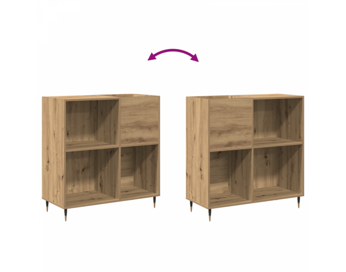 Sonata H Шкаф за записи Старо дърво 84,5x38x89 см Инженерна дървесина