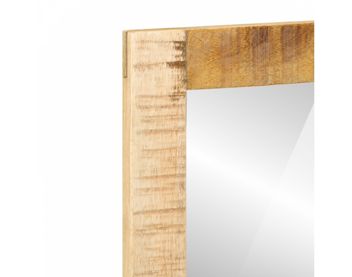 Sonata H Конзола за грим 100x40x75 см Солидно дърво Рустикален манго