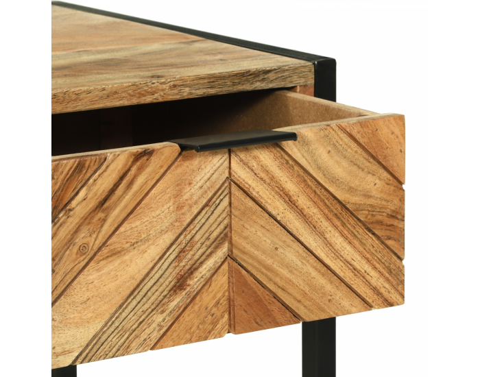 Sonata H Тоалетна маса с огледало 100x40x120 см от масивна акация