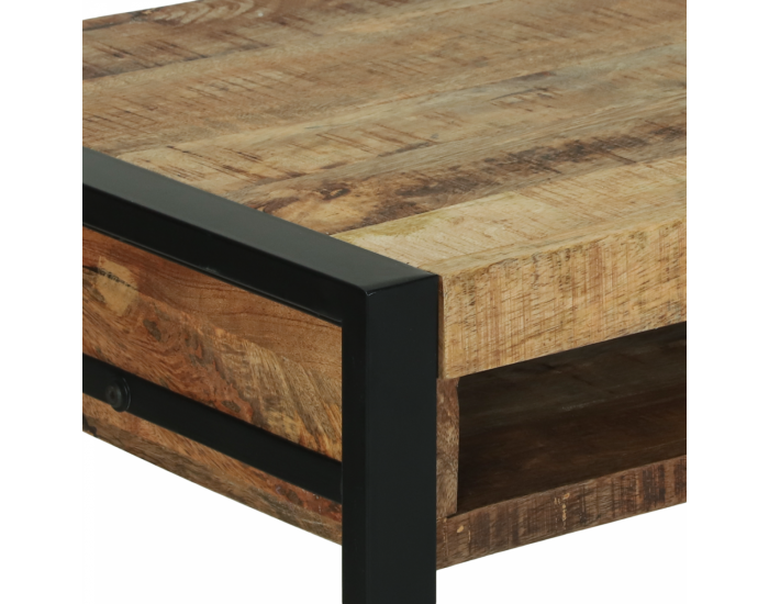 Sonata H Тоалетка с огледало 100x50x75 см Масивно дърво манго