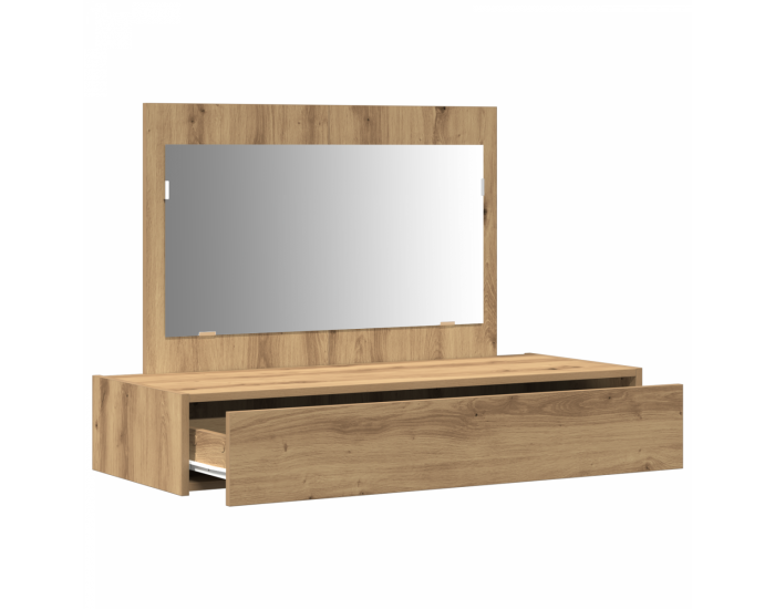 Sonata H Стена с гримьорна маса Арт дъб 100x40x70 см