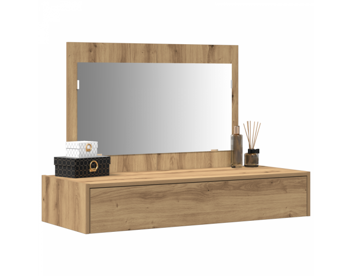 Sonata H Стена с гримьорна маса Арт дъб 100x40x70 см