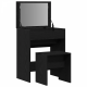 Sonata H Тоалетна масичка с огледало Черен дъб от инженерна дървесина