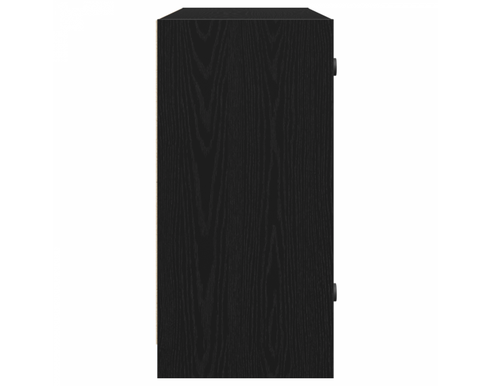 Sonata H Страничен шкаф Черен дъб 102x37x75,5 см от инженерно дърво