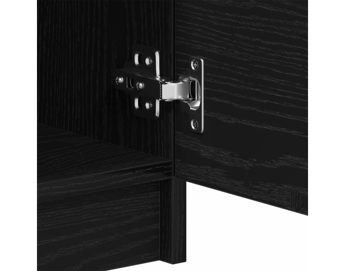 Sonata H Секретери 2 бр Черен дъб 60x30x70 см Инженерна дървесина