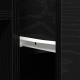 Sonata H Секретери 2 бр Черен дъб 60x30x70 см Инженерна дървесина