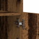 Sonata H страничен шкаф с LED лампи старо дърво 283x37x67 см изкуствено дърво