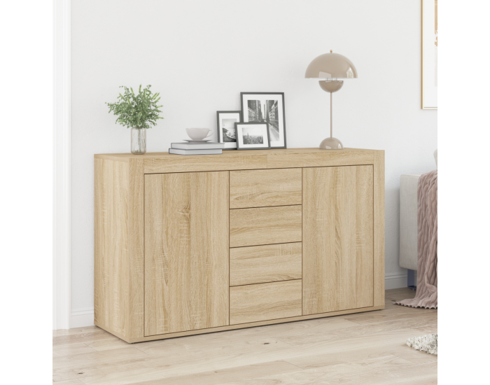 Sonata Bufet Stejar Sonoma 120 x 36 x 69 cm Lemn prelucrat