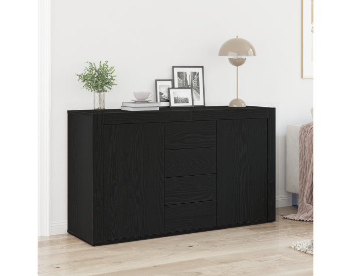 Sonata H Шкаф Черен дъб Инженерна дървесина 120 x 36 x 69 см Съхранение