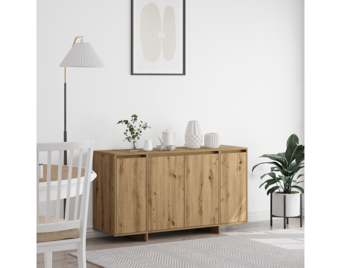 Sonata H шкаф от дъб артистичен дъб дървесни композити 135 x 41 x 75 см
