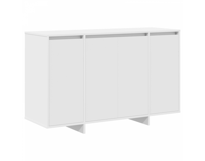 Sonata H Бял шкаф Бял Инженерна дървесина 120 x 41 x 75 см