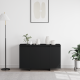 Sonata H Черно шкафче Черно Инженерна дървесина 120 x 41 x 75 см