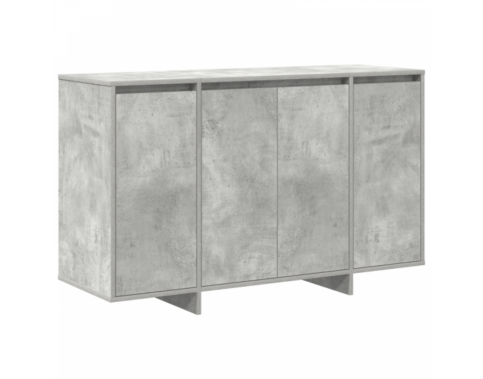 Sonata H Сив шкаф за съхранение Сив Инженерна дървесина 120 x 41 x 75 см