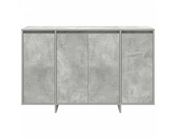 Sonata H Сив шкаф за съхранение Сив Инженерна дървесина 120 x 41 x 75 см