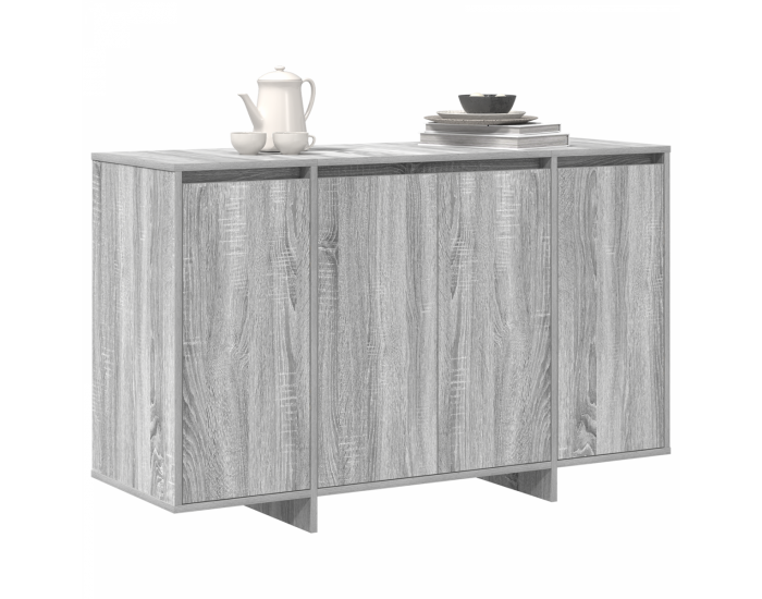 Sonata H Страничен шкаф Сив сонома Инженерна дървесина 120 x 41 x 75 см