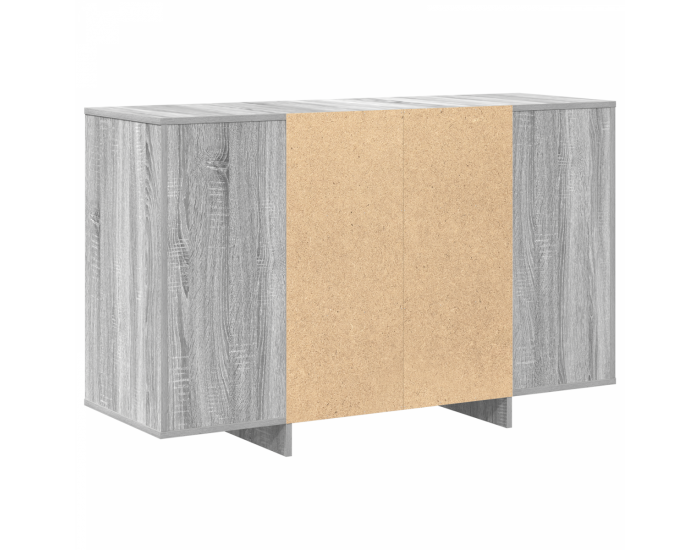 Sonata H Страничен шкаф Сив сонома Инженерна дървесина 120 x 41 x 75 см