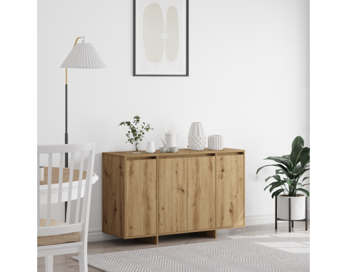 Sonata H Дъбов страничен шкаф Дъб Инженерна дървесина 120 x 41 x 75 см