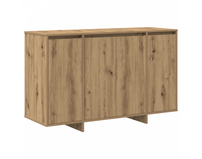 Sonata H Дъбов страничен шкаф Дъб Инженерна дървесина 120 x 41 x 75 см