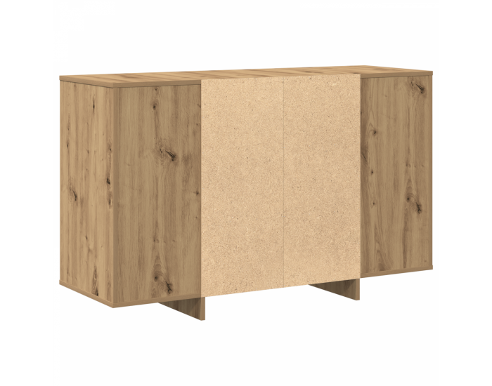 Sonata H Дъбов страничен шкаф Дъб Инженерна дървесина 120 x 41 x 75 см