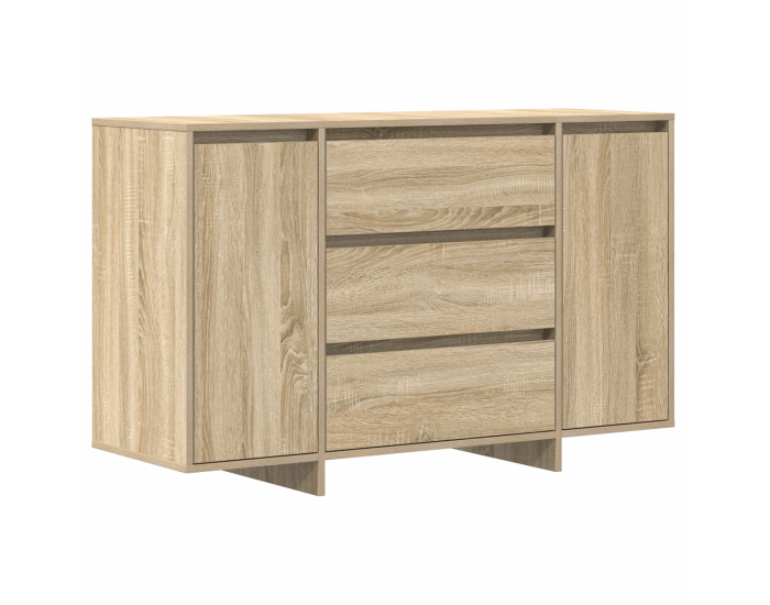 Sonata H Стъкло за хранене Сонома дъб 120x41x75 см Инженерна дървесина
