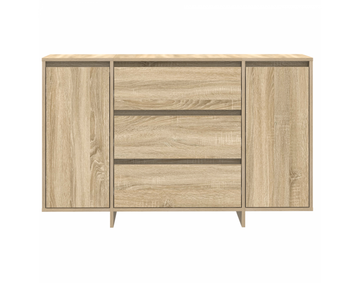 Sonata H Стъкло за хранене Сонома дъб 120x41x75 см Инженерна дървесина