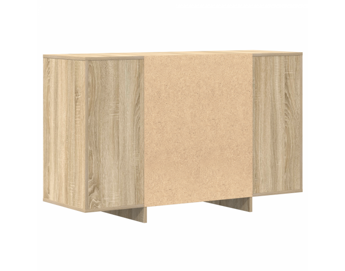 Sonata H Стъкло за хранене Сонома дъб 120x41x75 см Инженерна дървесина