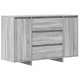 Sonata H Комод Сив Сонама 120x41x75 см Инженерна дървесина