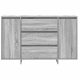 Sonata H Комод Сив Сонама 120x41x75 см Инженерна дървесина