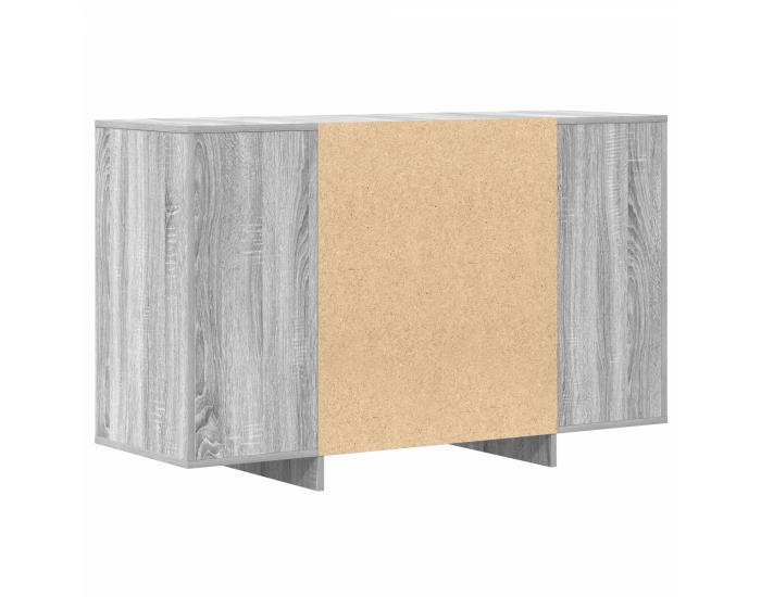 Sonata H Комод Сив Сонама 120x41x75 см Инженерна дървесина