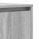 Sonata H Комод Сив Сонама 120x41x75 см Инженерна дървесина