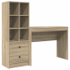 Sonata H Бюро с хранилище Sonoma Oak Инженерна дървесина
