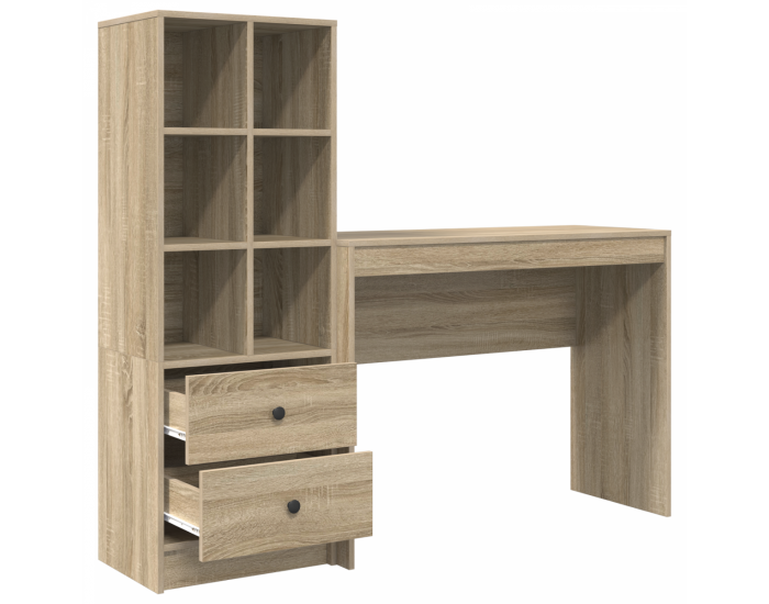 Sonata H Бюро с хранилище Sonoma Oak Инженерна дървесина