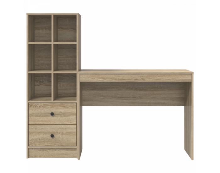 Sonata H Бюро с хранилище Sonoma Oak Инженерна дървесина