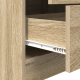 Sonata H Бюро с хранилище Sonoma Oak Инженерна дървесина