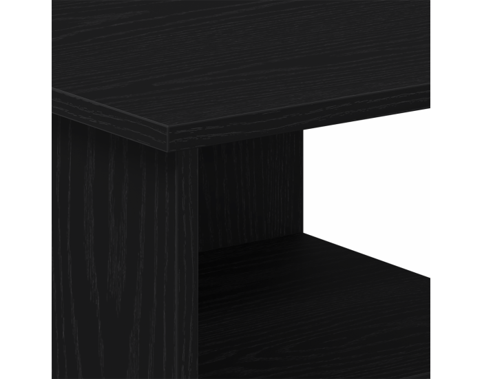 страничен шкаф Sonata H Черно Дъб 35x35x55 см Инженерна дървесина
