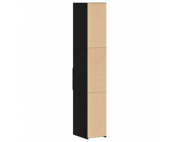 Sonata H Висок шкаф Черен дъб 30x42,5x185 см Инженерна дървесина