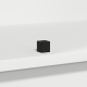 Sonata H страничен шкаф с LED Бяло 71x34,5x75 см от инженерна дървесина