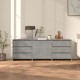 Sonata H Бюфети, 3 бр, бетонно сиво, инженерна дървесина
