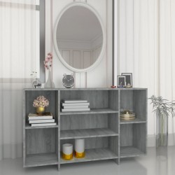 Sonata H Сайдборд, сив сонома, 120x30x75 см, инженерно дърво - Corpuri, vitrine, biblioteci modulare
