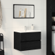 Sonata H Чекмедже за мивка Черен дъб 60x38,5x45 см Инженерна дървесина