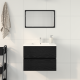 Sonata H Чекмедже за мивка Черен дъб 60x38,5x45 см Инженерна дървесина