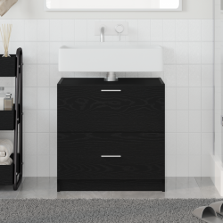 Sonata H Чекмедже за мивка Черен дъб 59x37x59 см - Dulapuri de baie