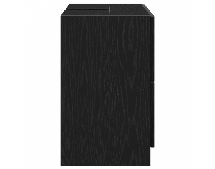 Sonata H Мивка шкаф Черен дъб 78x37x59 см Инженерна дървесина