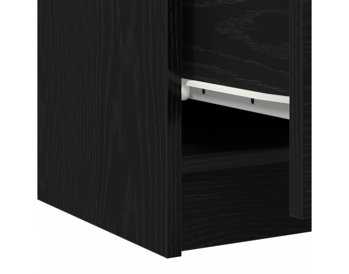 Sonata H Мивка шкаф Черен дъб 78x37x59 см Инженерна дървесина