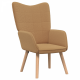 Sonata H Relaxing Chair Бежов къдрав подобен на вълна плат