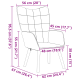 Sonata H Relaxing Chair Бежов къдрав подобен на вълна плат