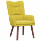 Sonata H Релаксиращ стол Жълт Велур